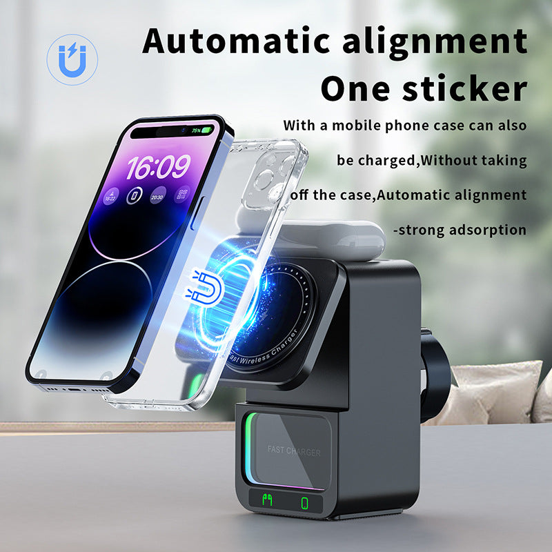 Bluetooth Speaker 5-in-1 Wireless Charger