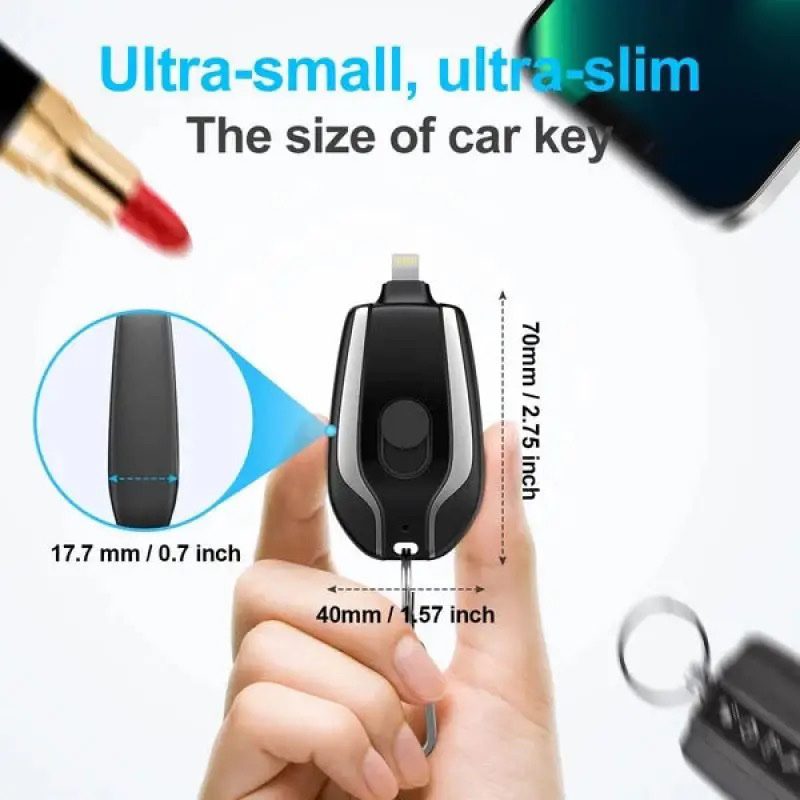 Emergency Portable Key Chain Mobile Charger
