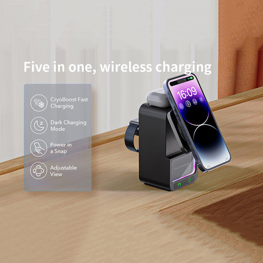 Bluetooth Speaker 5-in-1 Wireless Charger